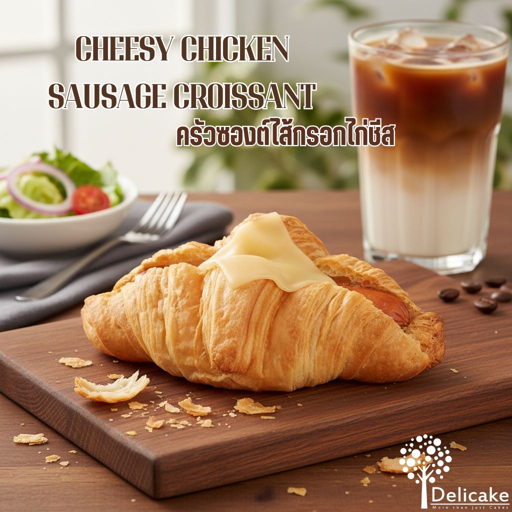 Snack Box เมนูแนะนำ : ครัวซองต์ไส้กรอกไก่ชีส